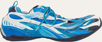 Balenciaga Mens Soleless Distressed Low-Top Sneakers