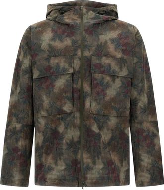Herno Tropical Pattern Ripstop Parka - Heren - Zomerjassen - Veelkleurig - M - Polyester - Jassen