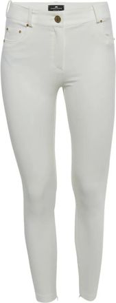 Elisabetta Franchi Pantaloni slim - Bianco