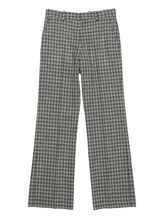 Acne Studios checked wool trousers - men - Wool/Viscose/Acetate - 46 - Black