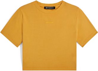 Freddy T-shirt slim fit corta in tessuto jersey tinto capo