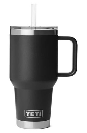 Yeti Rambler 35-Ounce Straw Mug in Black at Nordstrom
