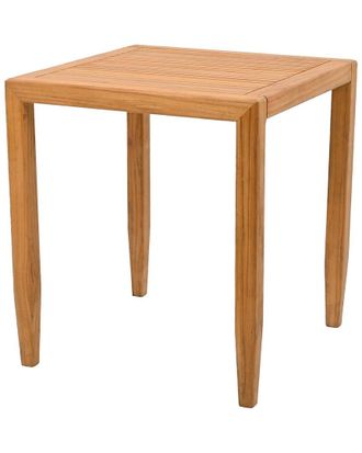 Safavieh Couture Samoa Brazilian Teak Patio Accent Table