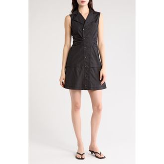 Derek Lam Satina Cotton Shirtdress in Black at Nordstrom Rack, Size 18 (Similar To 16W-18W)