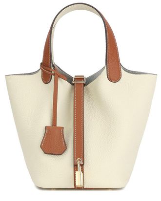 Tiffany & Fred Leather Top Handle Satchel