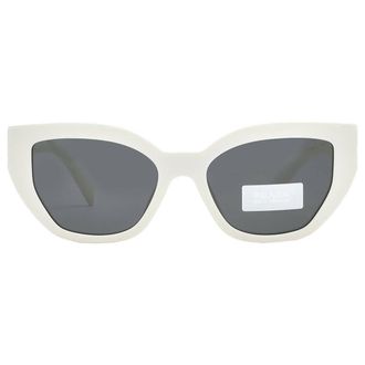Prada Dark Grey Cat Eye Ladies Sunglasses PR A09S 1425S0 53