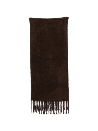 Golden Goose Journey Scarf Long Fringes/ Alpaca Brushed Wool/ Golden Goose Label