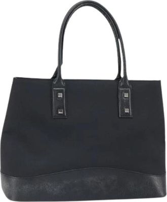 Fendi Pre-owned Vintage Canvas Tote Bag - Dames - Vintage Shopper - Zwart - ONE Size - Vintage