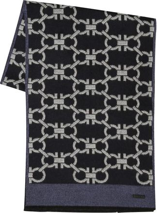 Ferragamo Modieuze Sjaal - Heren - Wintersjaals - Blauw - ONE Size - Accessoires