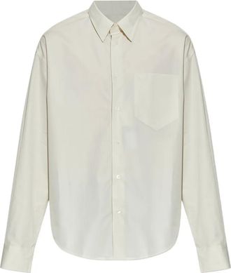 Ami Camicia con ricamo cuore - Toni neutri