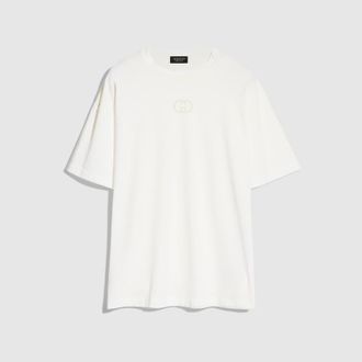 Gucci Cotton Jersey T-shirt With Print, Size XXXL, White