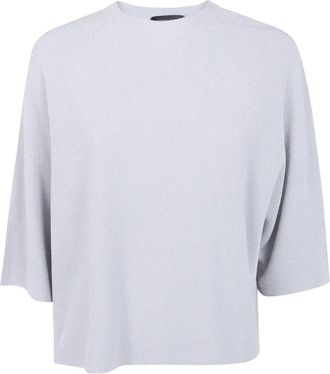 Fabiana Filippi Cropped Round Neck Sweater