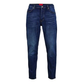 HUGO BOSS Hugo Mens 634 10258290 03 Slim Fit Jeans in Dark Blue - Size 30W/32L