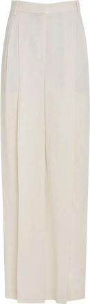 Brunello Cucinelli Pantaloni ampi in lino - Bianco