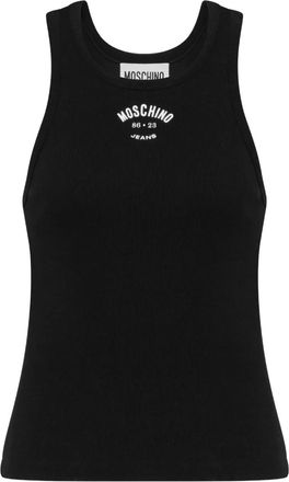 Moschino Canotta in cotone - Nero