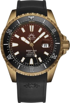 Solar Aqua Deep Bay Automatic Brown Dial Mens Watch SA0030.0003