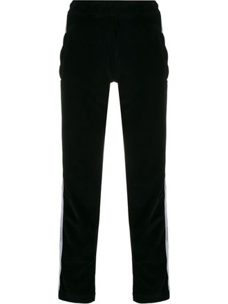 Heron Preston logo side panels track pants - women - Cotton/Polyester - S - Black