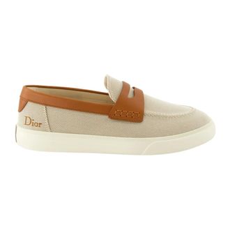 Dior Schoenen, Heren, Beige, 42 EU, Chester Dioriviera Loafers