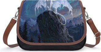 Generic Flying Dragon Crossbody Bags for Women Shoulder Messenger Bag Purse Handbags