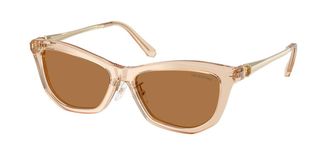 Swarovski SK6057F Asian Fit 109273 Womens Sunglasses Brown Size 56
