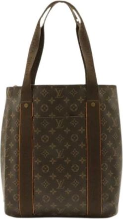 Louis Vuitton Pre-owned Monogram Tote Bag - Dames - Vintage Shopper - Bruin - ONE Size - Vintage