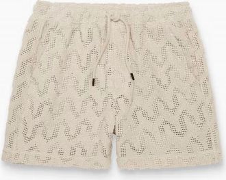 OAS Womens Atlas Crochet Shorts In Undyed