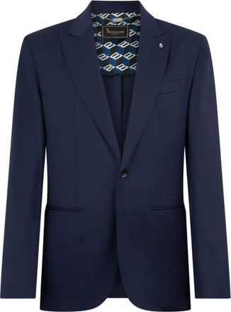 Billionaire Boys Club Lapel Blazer - Heren - Business blazers - Blauw - 2XL - Wol - Kostuums