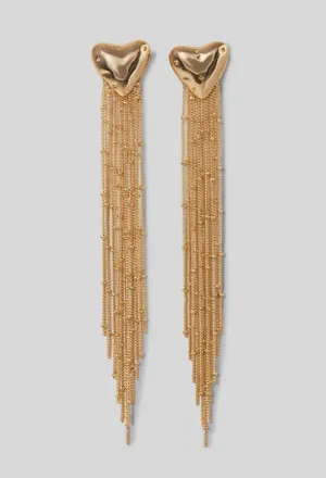 Claudie Pierlot Boucles doreilles coeur pendantes