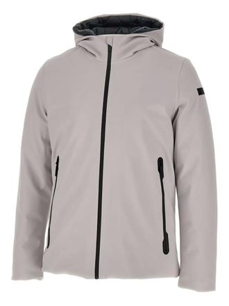 Roberto Ricci Design hooded padded jacket - men - Elastane/Polyamide - 46 - Neutrals