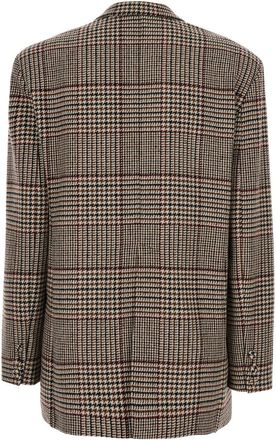 Federica Tosi Womens Blazer Galles Multicolour Wool-Blend Blazers Jacket
