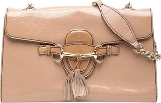 Gucci Pre-owned Shoulder Bags, female, Brown, Size: ONE SIZE Pre-owned The Emily Shoulder Bag