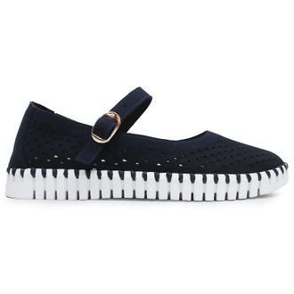 Ilse Jacobsen Tulip 3476 Nylon Polyurethane Womens Casual Shoes - UK 7 - US 9 Women - EU 39 - Dark Indigo White - Size:UK 7