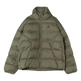 Nike Jordan Air Jordan Brooklyn Therma-FIT Puffer Jacket Medium Olive Black HV0532-222