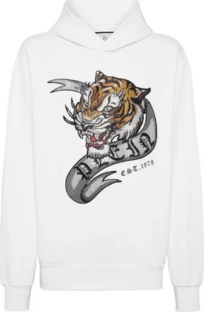 Philipp Plein Hoodies - Heren - Hoodies - Wit - XL - Hoodies & sweatvesten