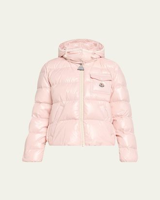 Moncler Andro Hooded Short Down Jacket