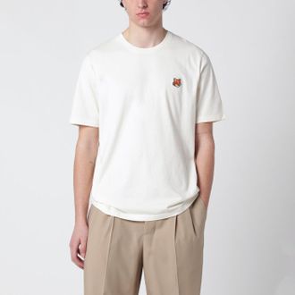 Maison Kitsun&eacute; T-shirt Fox Head beige Regular-Fit