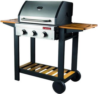 Campingaz Barbacoa Sandrigarden De Gas Oceania, 3 Quemadores De Acero/madera, 10,8 Kw