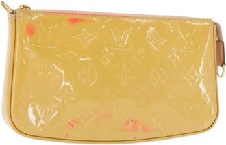 Louis Vuitton Pre-owned Clutches, female, Beige, Size: ONE SIZE Pre-owned Vintage Leather Clutch