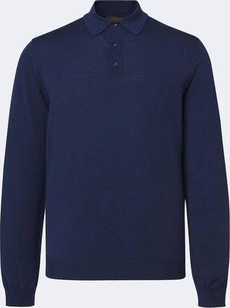 Slowear Wool-blend polo sweater