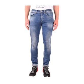 Dondup Heren, Jeans, Blauw, Maat: W31 Katoen