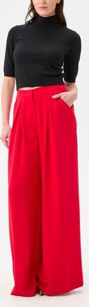 Trina Turk Saige Drapey Wide Leg Pant in Moulin Rouge at Nordstrom, Size 12