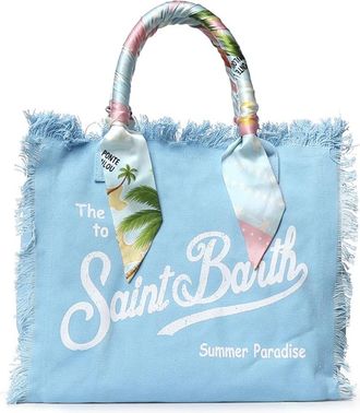 MC2 Saint Barth Tassen, Dames, Blauw, ONE Size, Vanity Tote Bag