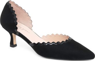 Patricia Green Olivia dOrsay Kitten Heel Pump in Black at Nordstrom, Size 10