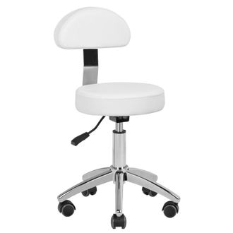 OEM Taburete Cosm&eacute;tico Para Pedicura 304-p Blanco