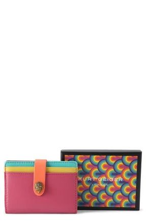 Kurt Geiger Kensington Colorblock Leather Multicard Holder at Nordstrom Rack