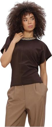Bruuns Bazaar Alnus BBVerena Blouse - Dames - Blouses - Bruin - L - Katoen - Overhemden