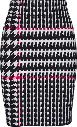 Akris Minigonna con motivo pied-de-poule - Nero