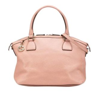Gucci Pre-owned Handbags, female, Pink, Size: ONE SIZE Pre-owned Satchel