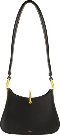 Paco Rabanne Sac Ring - Dames - Schoudertassen - Zwart - ONE Size - Leer - Tassen