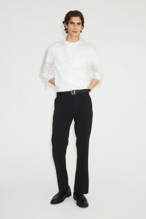 H&M Four-way Stretch Chinos in Black at Nordstrom, Size 34
